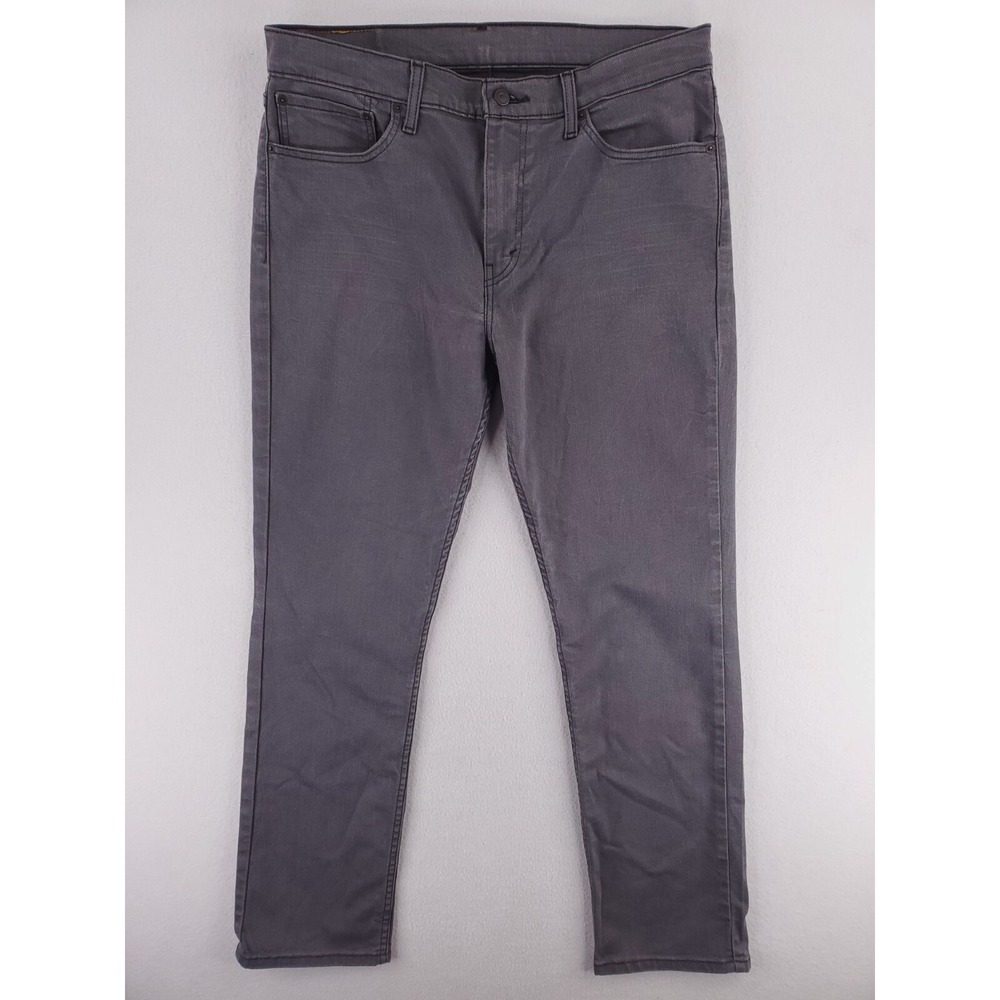 Levis 511 Jeans Mens 36x32‎ Gray Slim Straight Stretch Denim Pants Streetwear